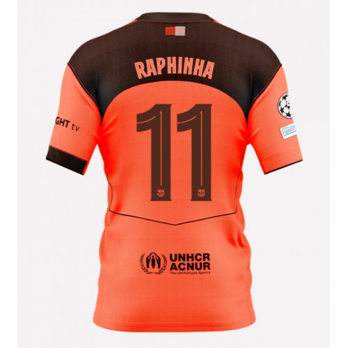 Barcelona Raphinha Belloli #11 Terza Maglia 2025-26 Manica Corta